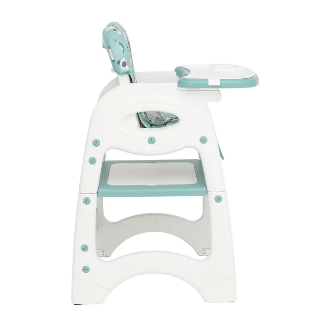 Scaun de masa 3 in1 transformabil in scaun si masuta cu placa lego olmitos blue forest lvtkha033f