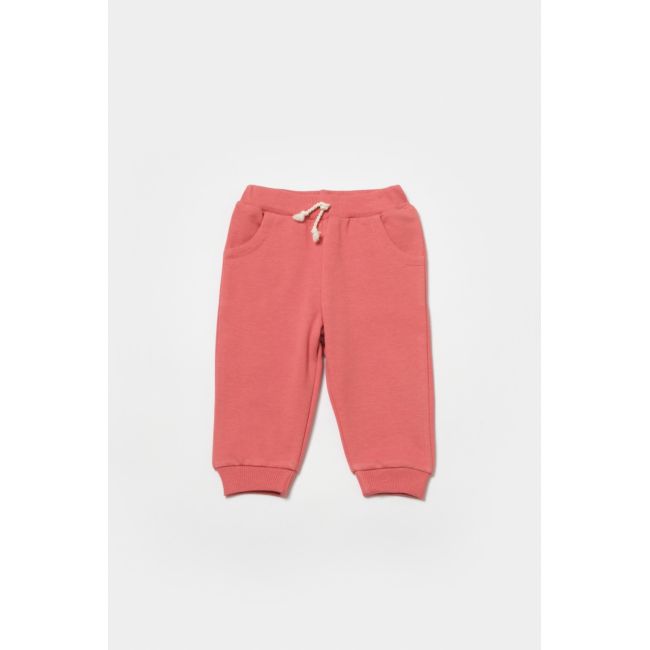 Set hanorac si pantaloni, Two thread, 100%bumbac organic - Rose, BabyCosy (Marime: 3-6 Luni) JEMBC-CSY8026-3