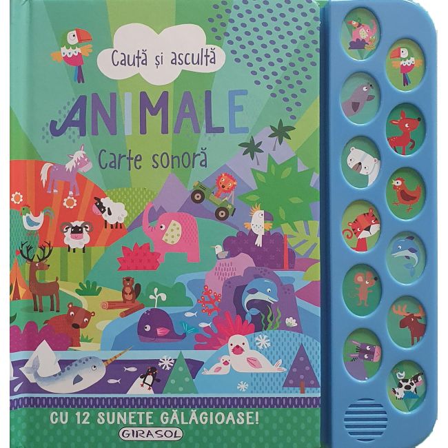 Asculta si invata: cartea cu sunete de animale