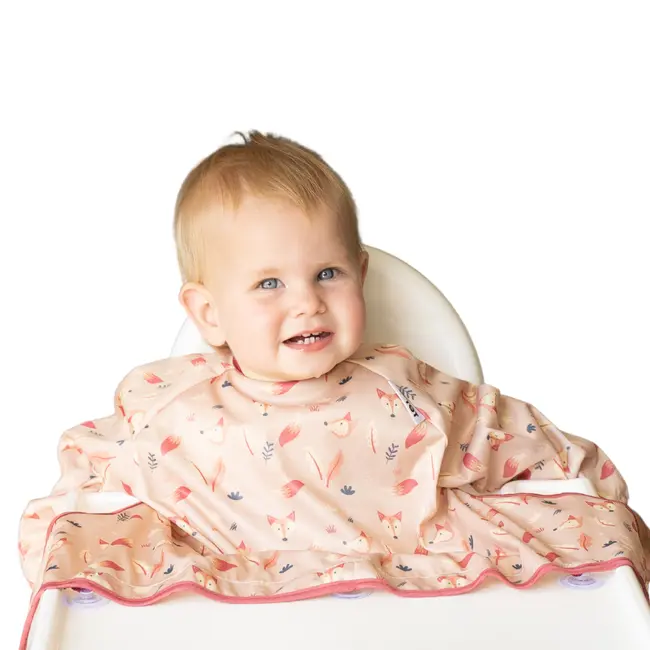 Baveta cu maneci si ventuze - vulpite