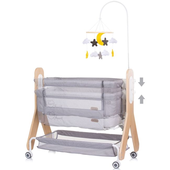 Patut co-sleeper chipolino heart 2 heart glacier hubkosh2h02302gl