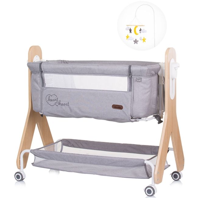 Patut co-sleeper chipolino heart 2 heart glacier hubkosh2h02302gl