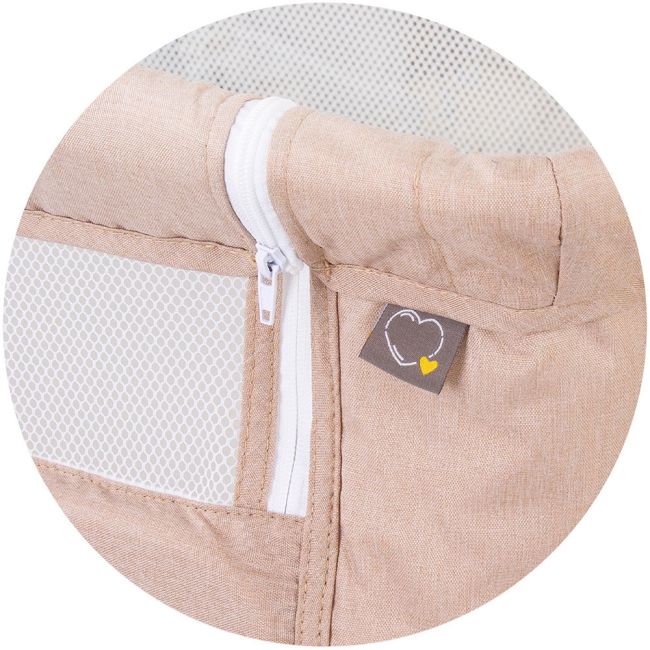 Patut co-sleeper chipolino heart 2 heart sand hubkosh2h02303sa