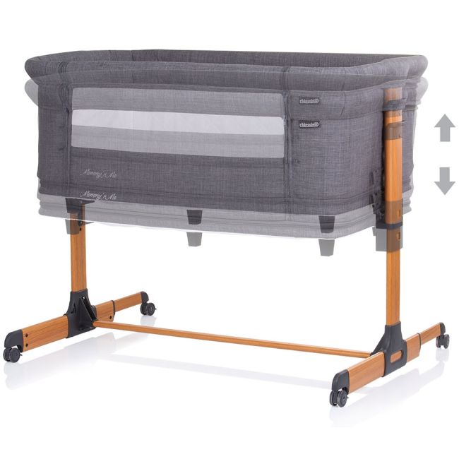 Patut co-sleeper si tarc chipolino mommy 'n me graphite wood hubkosmm0231gt