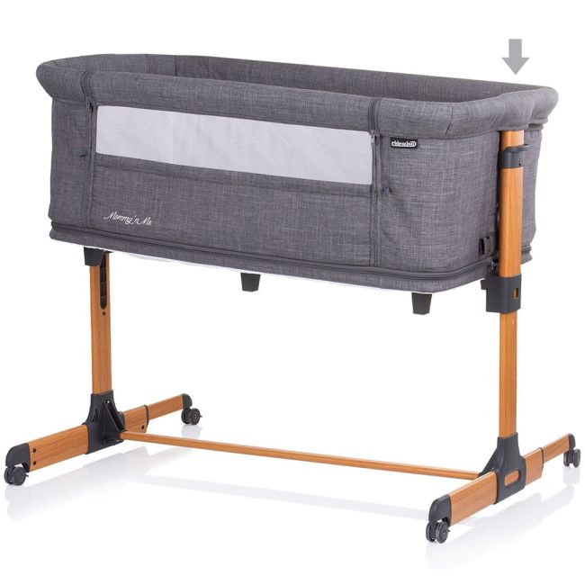 Patut co-sleeper si tarc chipolino mommy 'n me graphite wood hubkosmm0231gt
