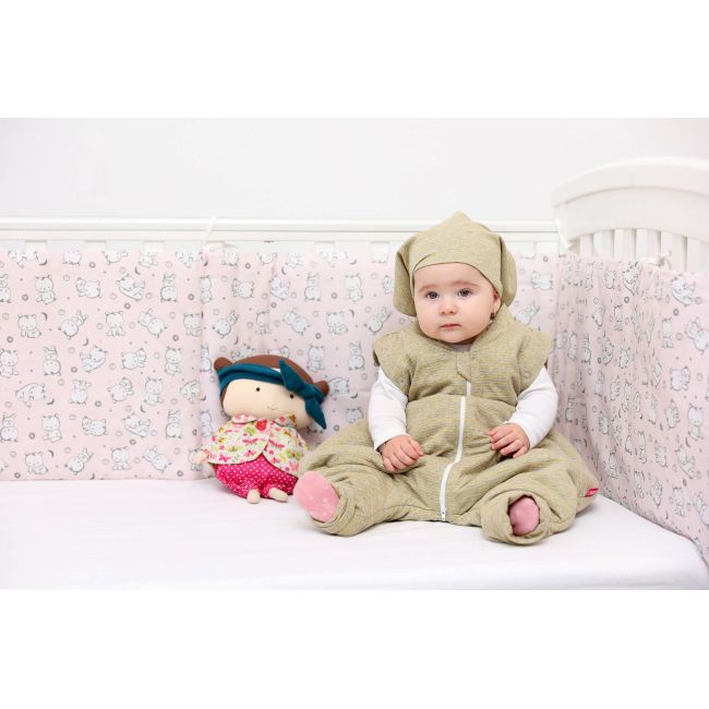 Sac de dormit cu picioruse,  Winkie-Dinkie Hello Yellow, 80 cm, 1.5 tog KDEJPIC8015WIDIHELYEL