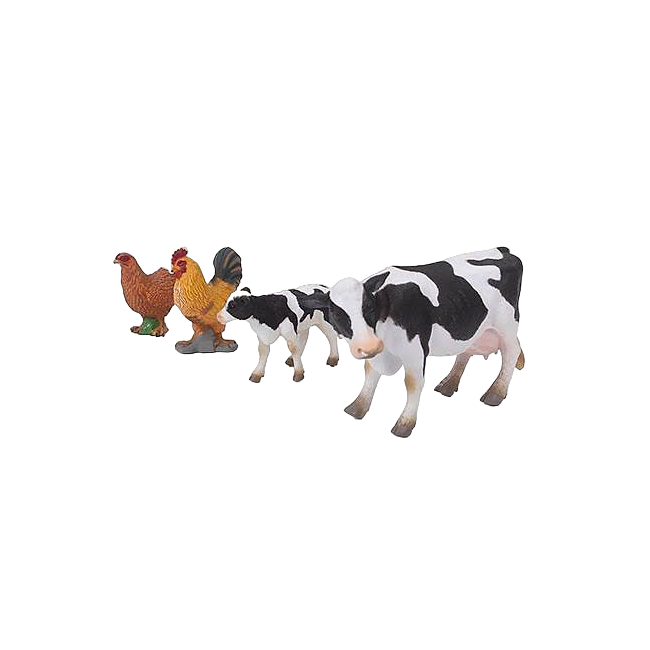 Set de 4 figurine pictate manual ferma 1 89263 - okecol89263lob