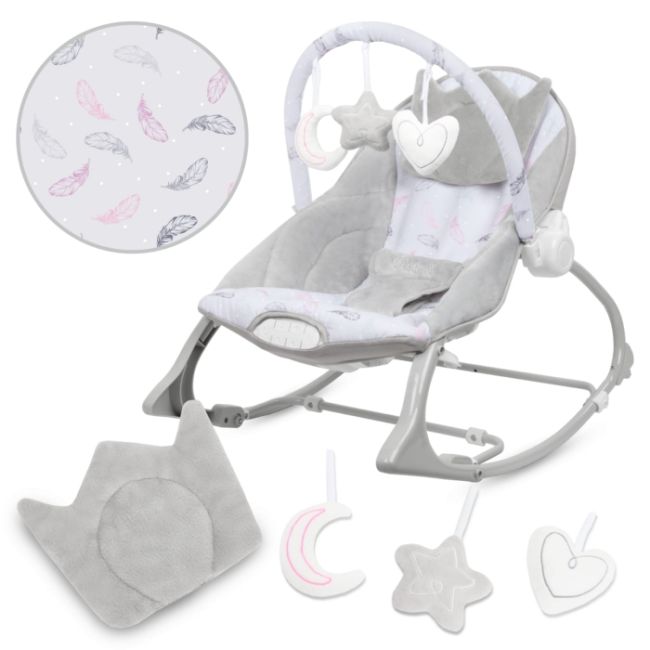 Balansoar multifunctional cu sunete si jucarii kidwell pino - feathers edeedilebupin01a4