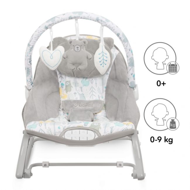 Balansoar multifunctional cu sunete si jucarii kidwell pino - forest edeedilebupin01a3