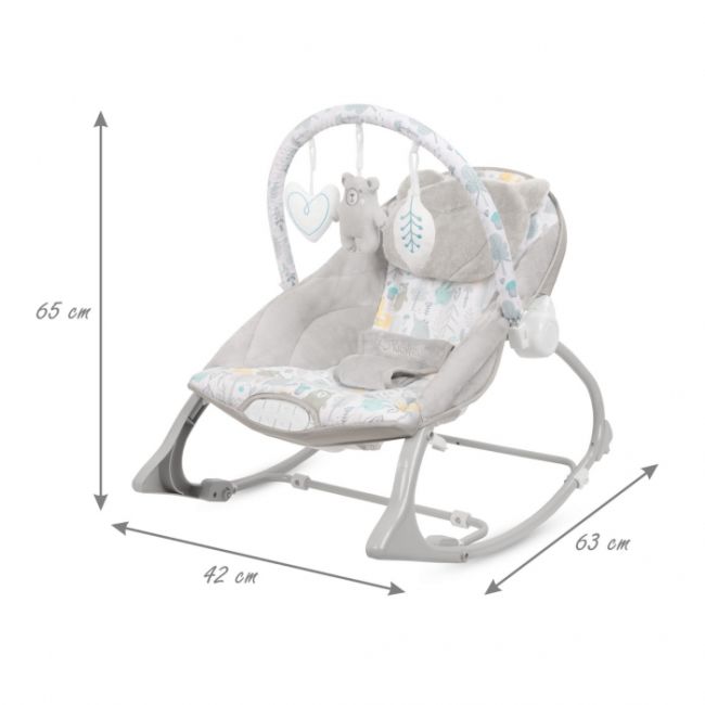 Balansoar multifunctional cu sunete si jucarii kidwell pino - forest edeedilebupin01a3