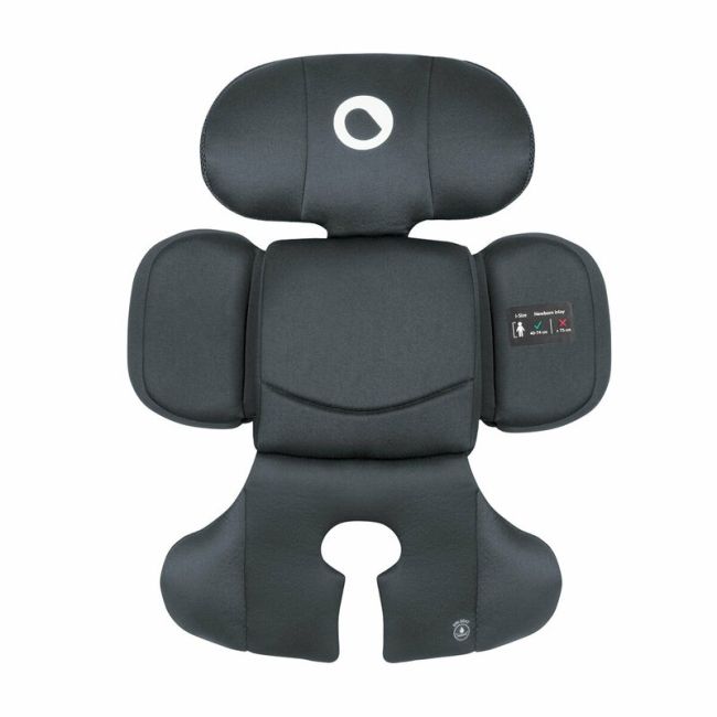 Lionelo - Scaun auto Bastiaan RWF i-Size, Pozitie de somn, Protectie laterala, Rotire 360 grade, 0-36 Kg, Cu Isofix si Centura Top Tether, Conform cu standardul european de securitate ECE R129, Gri BYNLO-BASTIAAN_RWF_ISIZE_GREY_STONE