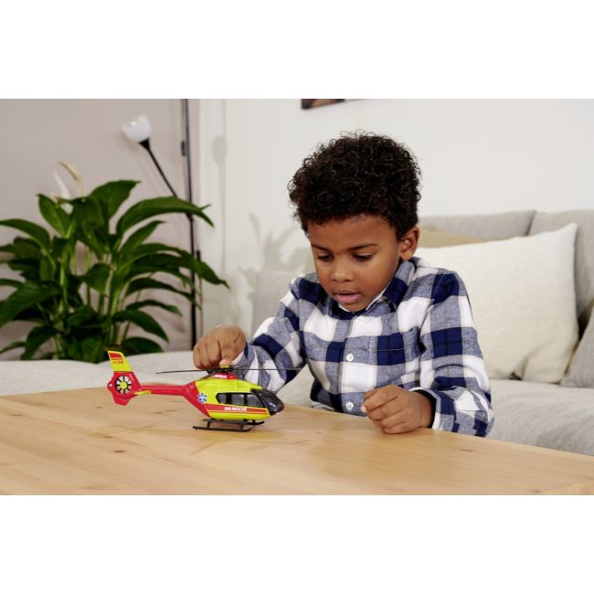 MAJORETTE ELICOPTER DE SALVARE AIRBUS H135 CU SUNETE SI LUMINI VIV213713002