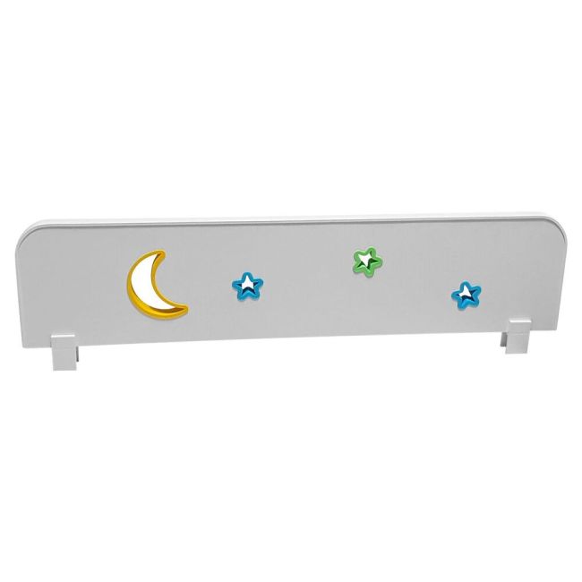 Paravan Protectie Pat Copii Sky-b Cu Decupaje Si Ornamente Colorate - 70 X 18 Cm - Pc-p-par-i-dec-sky-b