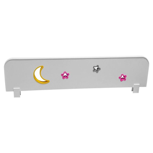 Paravan Protectie Pat Copii Sky-f Cu Decupaje Si Ornamente Colorate - 70 X 18 Cm - Pc-p-par-i-dec-sky-f