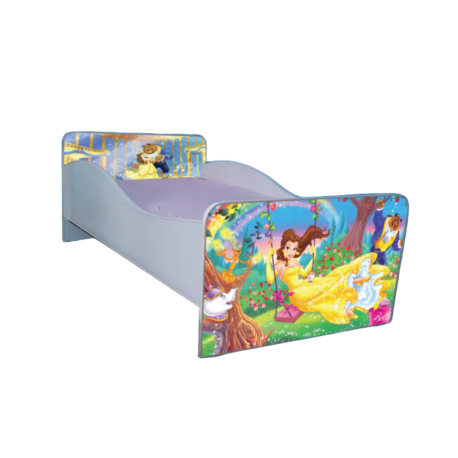 Pat Fete Frumoasa Si Bestia 130x60 Cm Cu Sertar Ptv3453