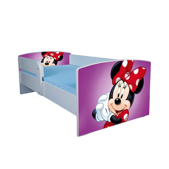 Pat Minnie 2-16 Ani Cu Saltea SafeNest 180x80 Cm, Fara Sertar Ptv3213