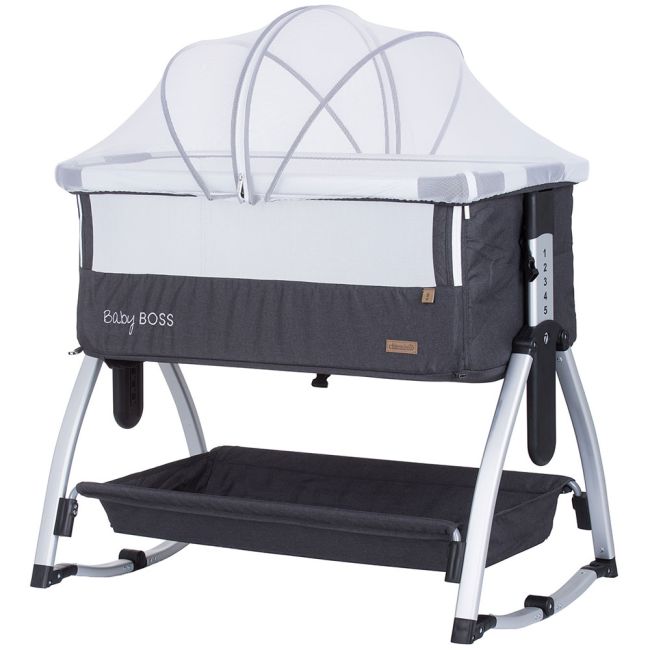 Patut co-sleeper chipolino baby boss anthracite hubkosbb02201an