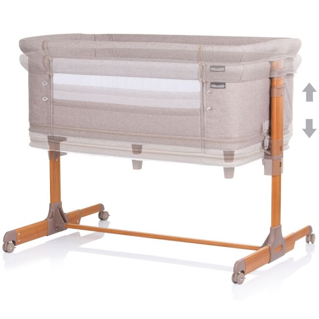 Patut co-sleeper si tarc chipolino mommy 'n me beige wood hubkosmm0232be