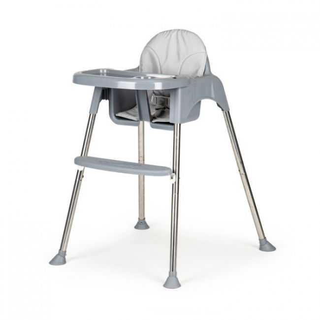 Scaun de masa 2 in 1 cu tapiterie ecotoys hc-135c - gri edeedihc-135cgray