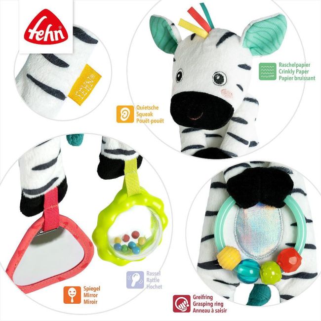 Jucarie senzoriala bebelusi dobabydoo - zebra