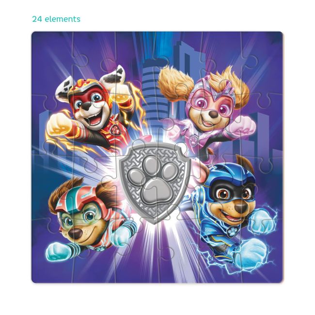 Puzzle - patrula catelusilor: supereroi (24 piese)