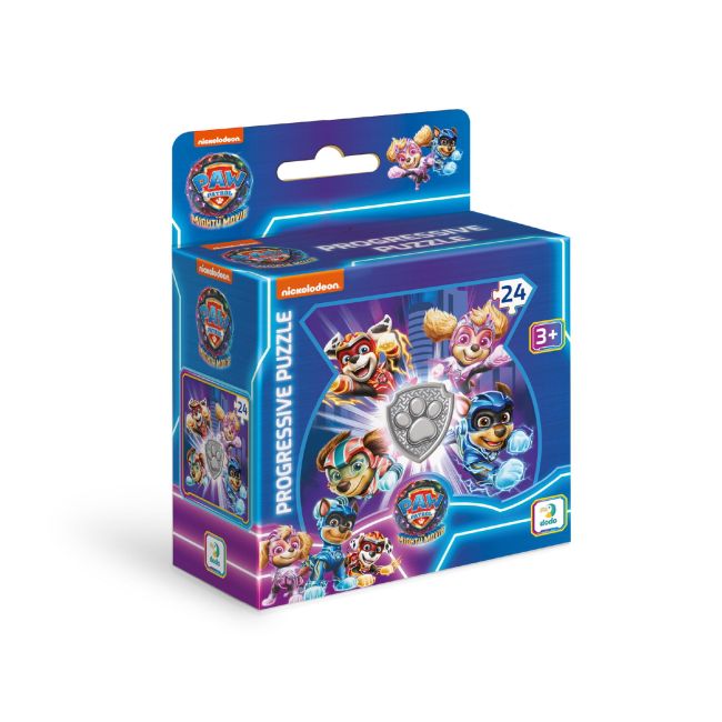 Puzzle - patrula catelusilor: supereroi (24 piese)