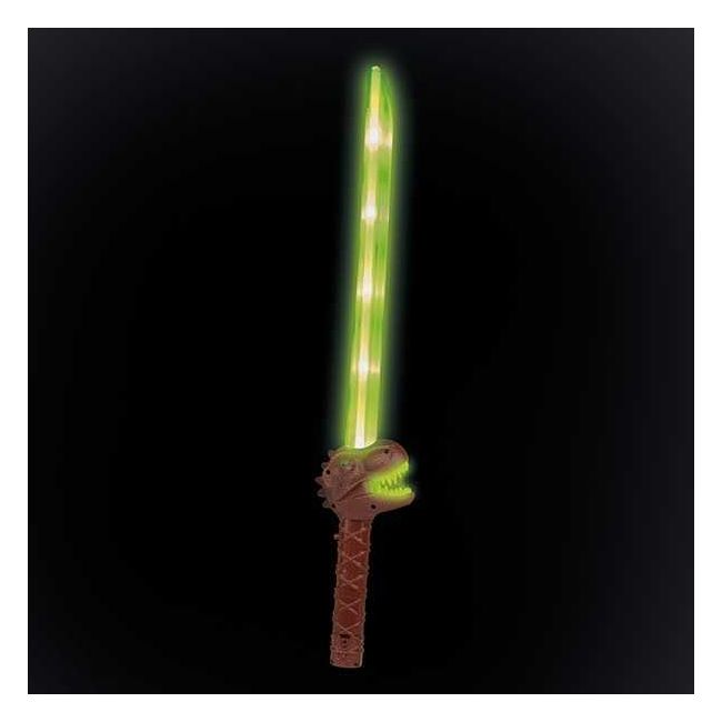 Sabie laser cu sunete si lumini Jurassic Revival 74cm Toi-Toys TT12054A BBJTT12054A_Verde