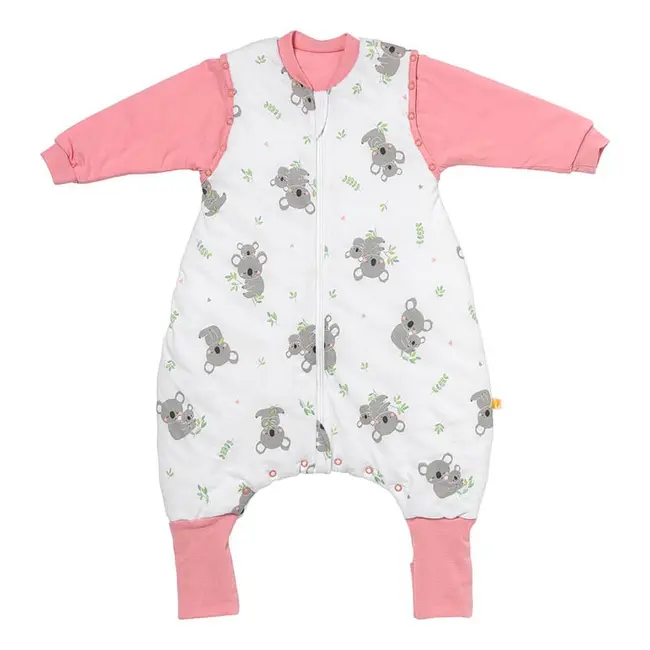 Sac de dormit cu picioruse si maneca lunga detasabila Koala 80 cm + manseta 2.5 Tog BBXCJ531-25FSN