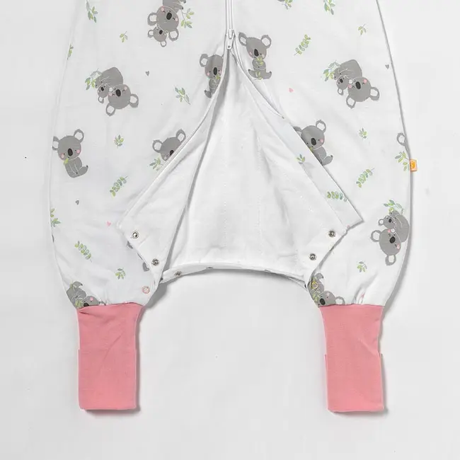 Sac de dormit cu picioruse si maneca lunga detasabila Koala 80 cm + manseta 2.5 Tog BBXCJ531-25FSN