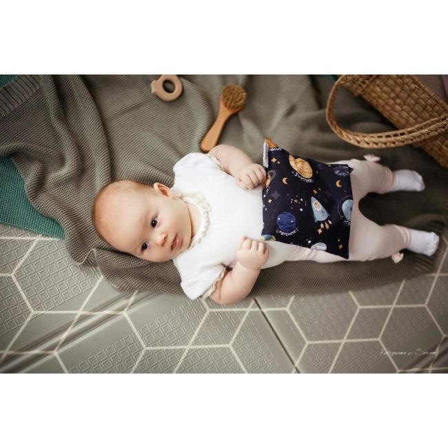 Bocioland - Covoras de joaca Honeycomb, Pliabil, Protectie impotriva loviturilor, Dimensiune mare, 200 x 150 cm, Cu Imprimeu pe ambele parti, Potrivit pentru utlizare atat in interior, cat si in exterior BYNBL121