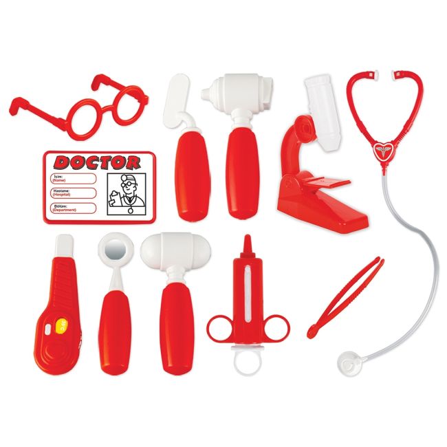 Jucarie pilsan trusa medicala doctor set in bag blue hubpl-03-310-bl
