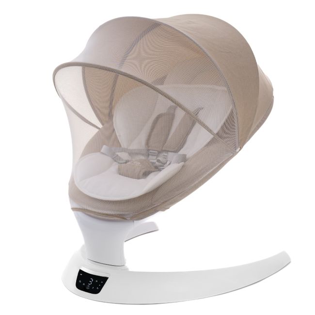 Leagan electric multifunctional pentru bebelusi AppeKids - I-Size - Bubble Beige KRTAK274889