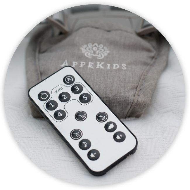 Leagan electric multifunctional pentru bebelusi AppeKids - I-Size - Powder Grey KRTAK274896