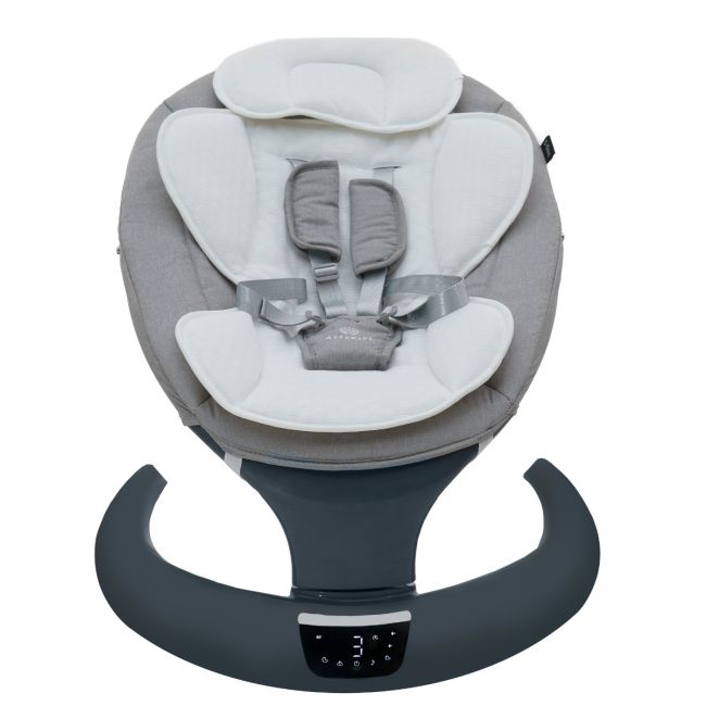 Leagan electric multifunctional pentru bebelusi AppeKids - I-Size - Powder Grey KRTAK274896