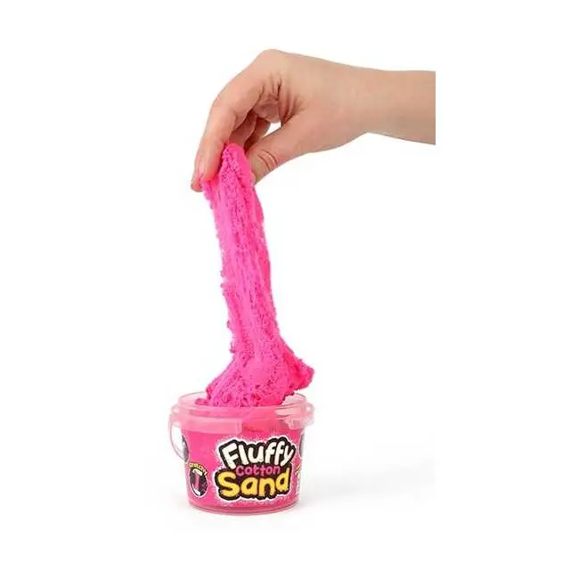 Nisipul Elastic - Fluffy Cotton 300 grame Toi-Toys TT35250Z BBJTT35250Z_Roz