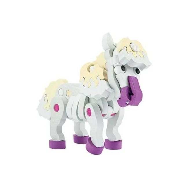 Puzzle 3D Spuma Cal 59 piese Toi-Toys TT43541A BBJTT43541A_Initiala
