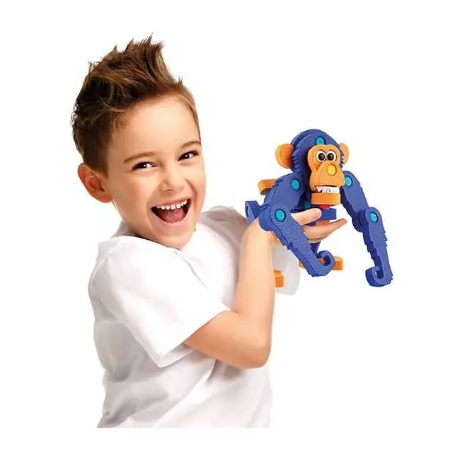 Puzzle 3D Spuma Maimutica 52 piese Toi-Toys TT43543A BBJTT43543A_Albastru