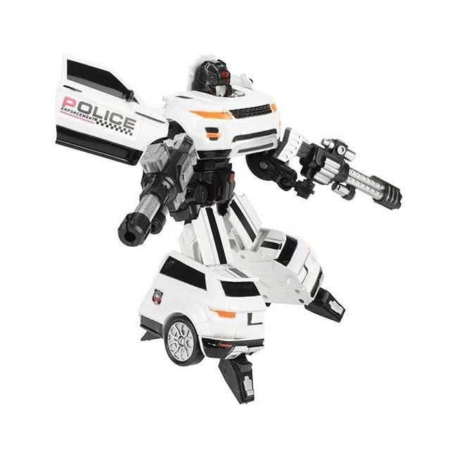 Robot Transformabil in Masina SUV Roboforces 20 cm Toi-Toys TT30087Z BBJTT30087Z_Alb