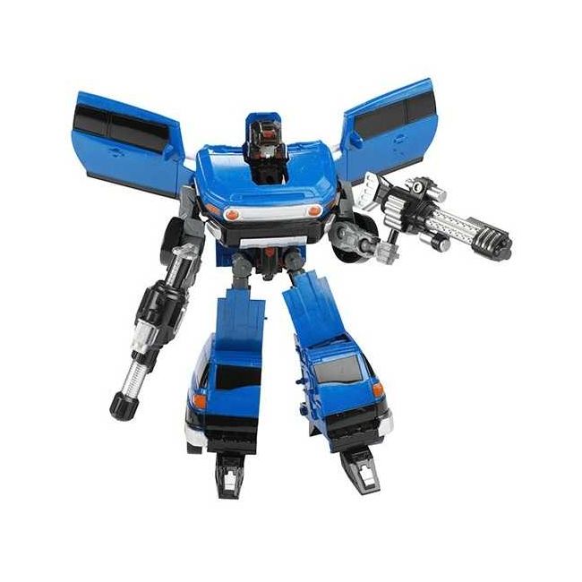 Robot Transformabil in Masina SUV Roboforces 20 cm Toi-Toys TT30087Z BBJTT30087Z_Albastru