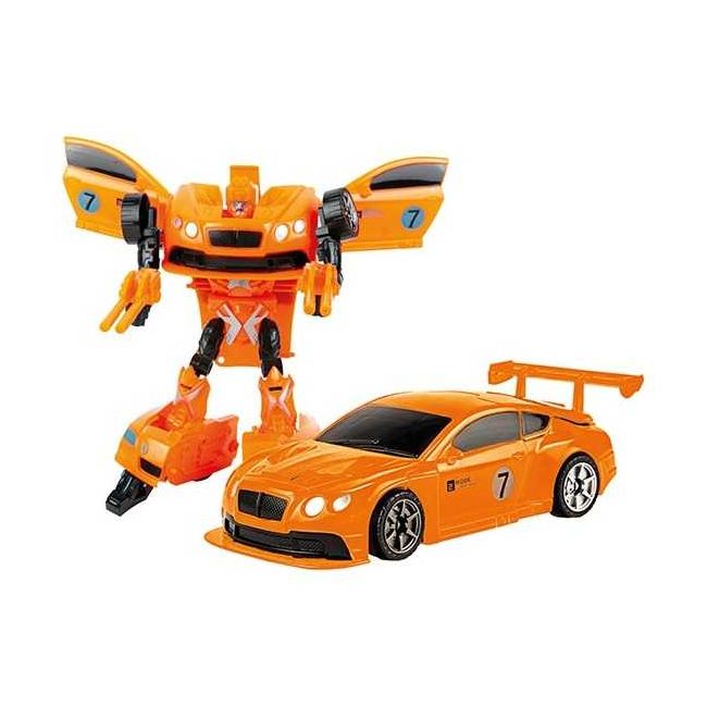 Robot Transformabil in Masina Sport Roboforces 26 cm Toi-Toys TT30090Z BBJTT30090Z_Portocaliu