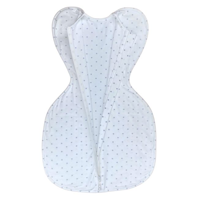Sac de dormit nou-nascut Swaddle First Sleep Star Light, 1 tog KDEFSSTLI601