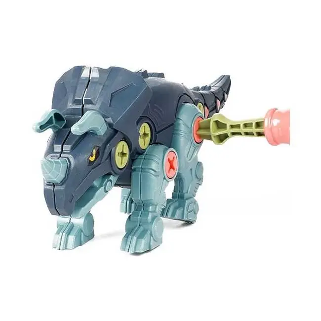Set 2 Dinozauri Demontabili cu Surubelnita Inclusa Toi-Toys TT43965Z BBJTT43965Z_Albastru