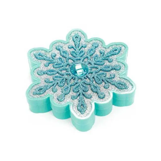 Set Machiaj Copii Ice Princess in Cutie in Forma de Fulg de Zapada Toi-Toys TT45080A BBJTT45080A_Albastru