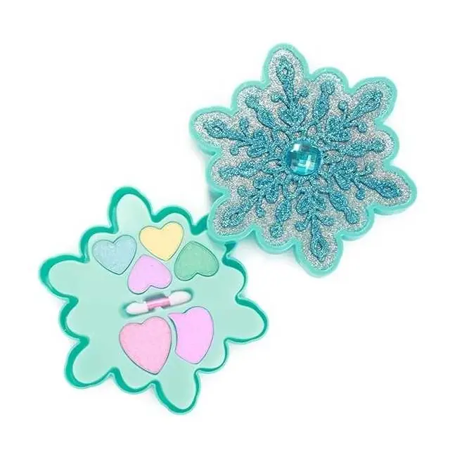 Set Machiaj Copii Ice Princess in Cutie in Forma de Fulg de Zapada Toi-Toys TT45080A BBJTT45080A_Albastru