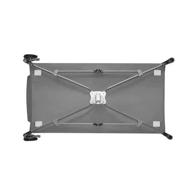 Lionelo - Patut pliant cu doua nivele Sven Plus, 120x60 cm, arcada jucarii, masuta de infasat, vibratii, melodii, conform cu standardele europeane de securitate EN716 si EN12221, Grey BYNLO-SVEN_PLUS_GREY_CONCRETE