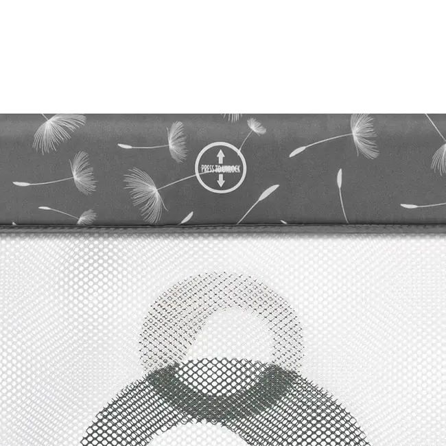 Lionelo - Patut pliant cu doua nivele Sven Plus, 120x60 cm, arcada jucarii, masuta de infasat, vibratii, melodii, conform cu standardele europeane de securitate EN716 si EN12221, Grey BYNLO-SVEN_PLUS_GREY_CONCRETE