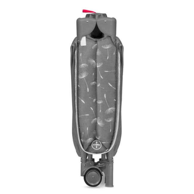 Lionelo - Patut pliant cu doua nivele Sven Plus, 120x60 cm, arcada jucarii, masuta de infasat, vibratii, melodii, conform cu standardele europeane de securitate EN716 si EN12221, Grey BYNLO-SVEN_PLUS_GREY_CONCRETE