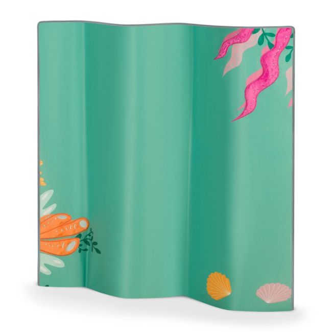 Lionelo - Tarc de joaca, Pliabil, Include covor educational incorporat cu 4 jucarii Velcro si geanta de transport, Cu roti si inchidere laterala, Saltea din spuma, 100x100 cm, Verde BYNLO-MILLE_GREY_GREEN