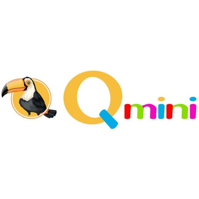 Qmini - Cearceaf cu elastic pentru patut co-sleeper, Theo, Dimensiune 85 x 46 cm, Din bumbac certificat Oeko Tex Standard 100, Elephants on Rainbow BYN6426972024433