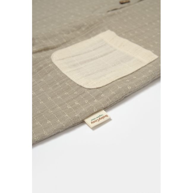 Salopeta cu bretele si buzunar, 100% bumbac - Verde, BabyCosy (Marime: 18-24 Luni) JEMBC-CSYM7043-18